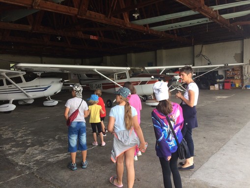 Ogled hangarja v Moškanjcih